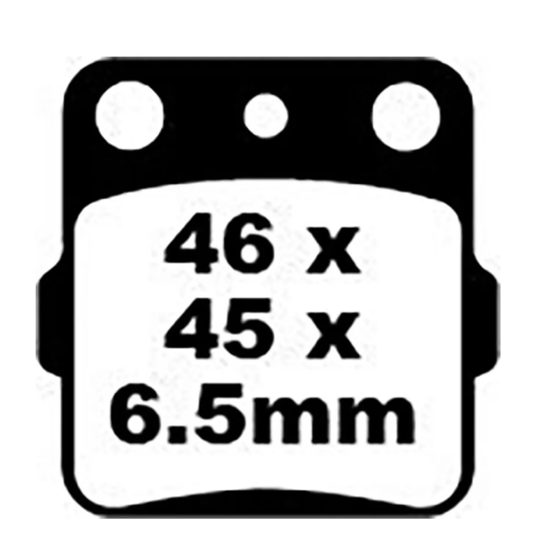 PASTILHAS TRAVÃO EBC STANDARD FA084/3TT