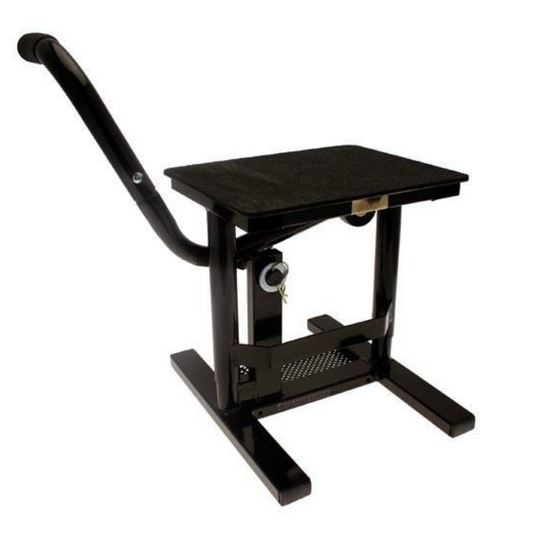 Cavalete motocross mecânico preto