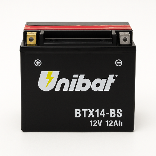 Bateria UNIBAT BTX14-BS 12V 12AH