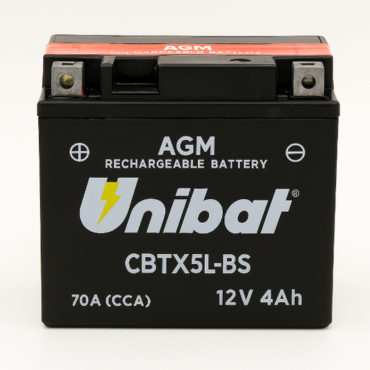 Bateria UNIBAT CBTX5L-BS 12V4AH