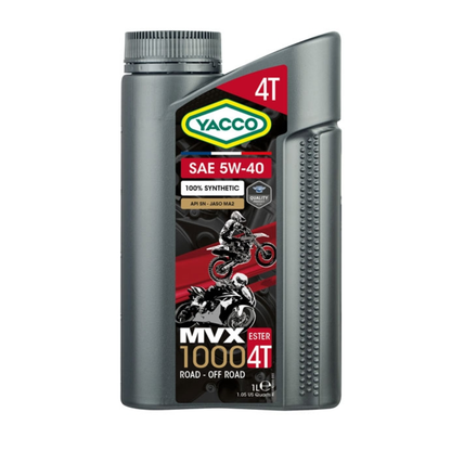 Óleo motor Yacco MVX 1000 4T SAE