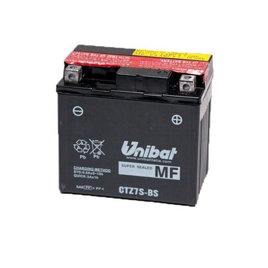 Bateria Unibat CTZ7V-BS - Yamaha NMAX 125